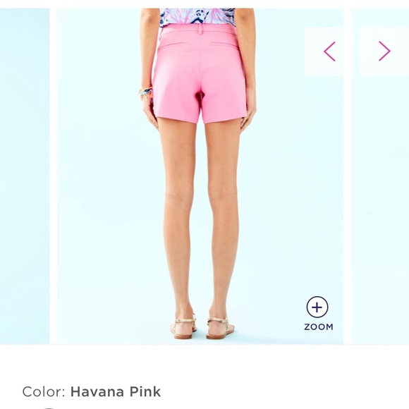 Lilly Pulitzer Callahan Stretch Shorts 0 - Picture 2 of 7
